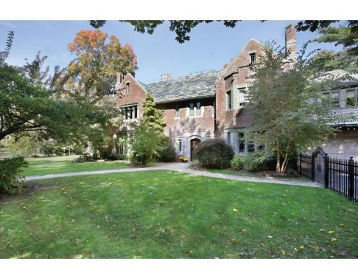 a view of a house with a garden