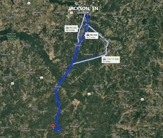 a view of a sign board with a park