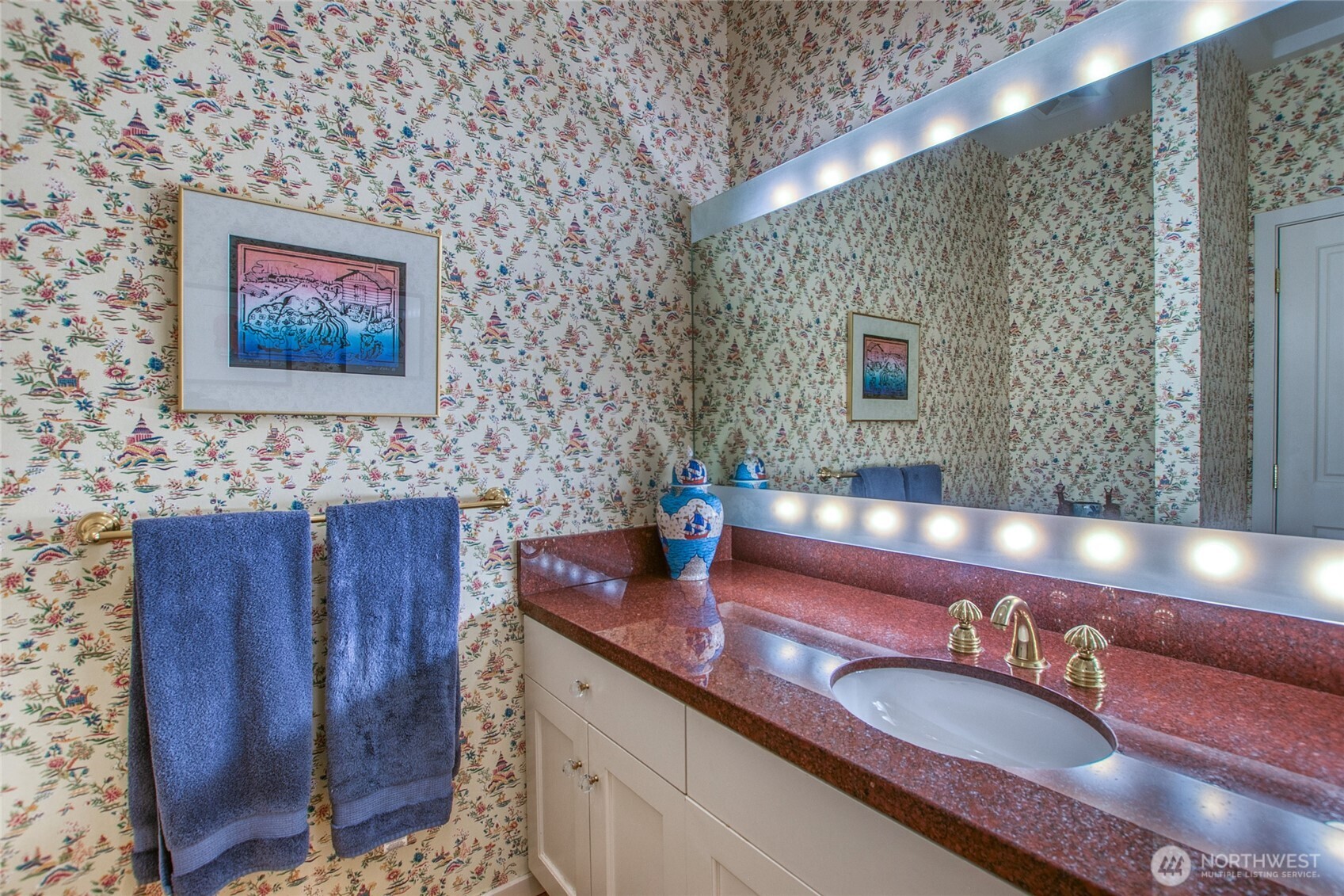 1689 Spring Point Road Orcas Island, WA 98245 - Photo 20 of 40 a bathroom with a sink a mirror and a bathtub