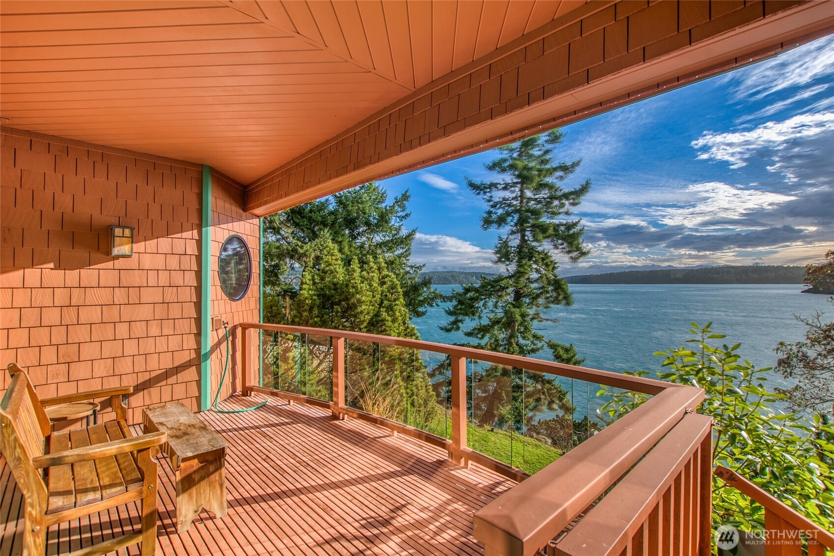 1689 Spring Point Road Orcas Island, WA 98245 - Photo 21 of 40 a view of balcony with wooden floor