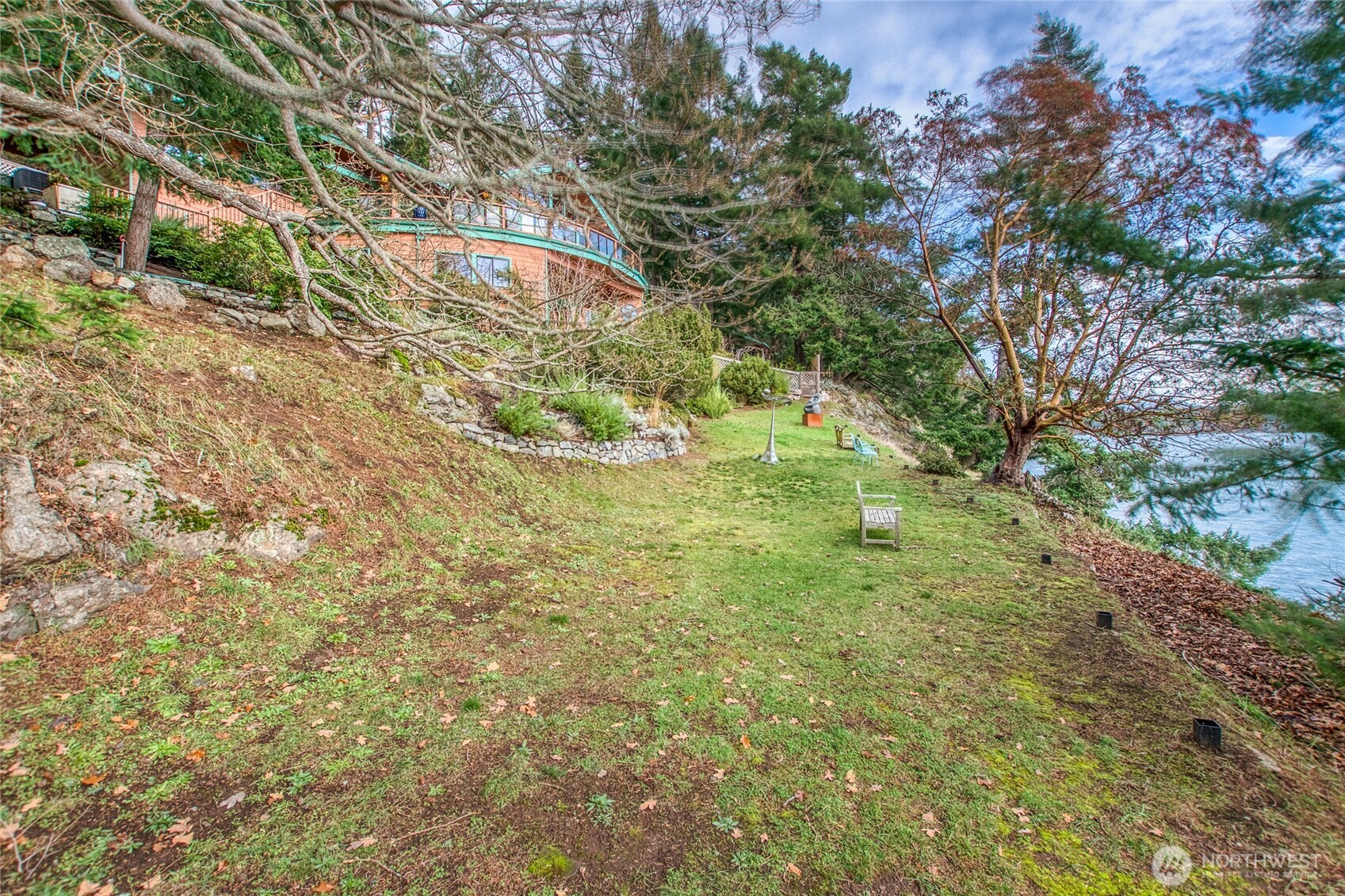 1689 Spring Point Road Orcas Island, WA 98245 - Photo 23 of 40 a view of outdoor space and a yard