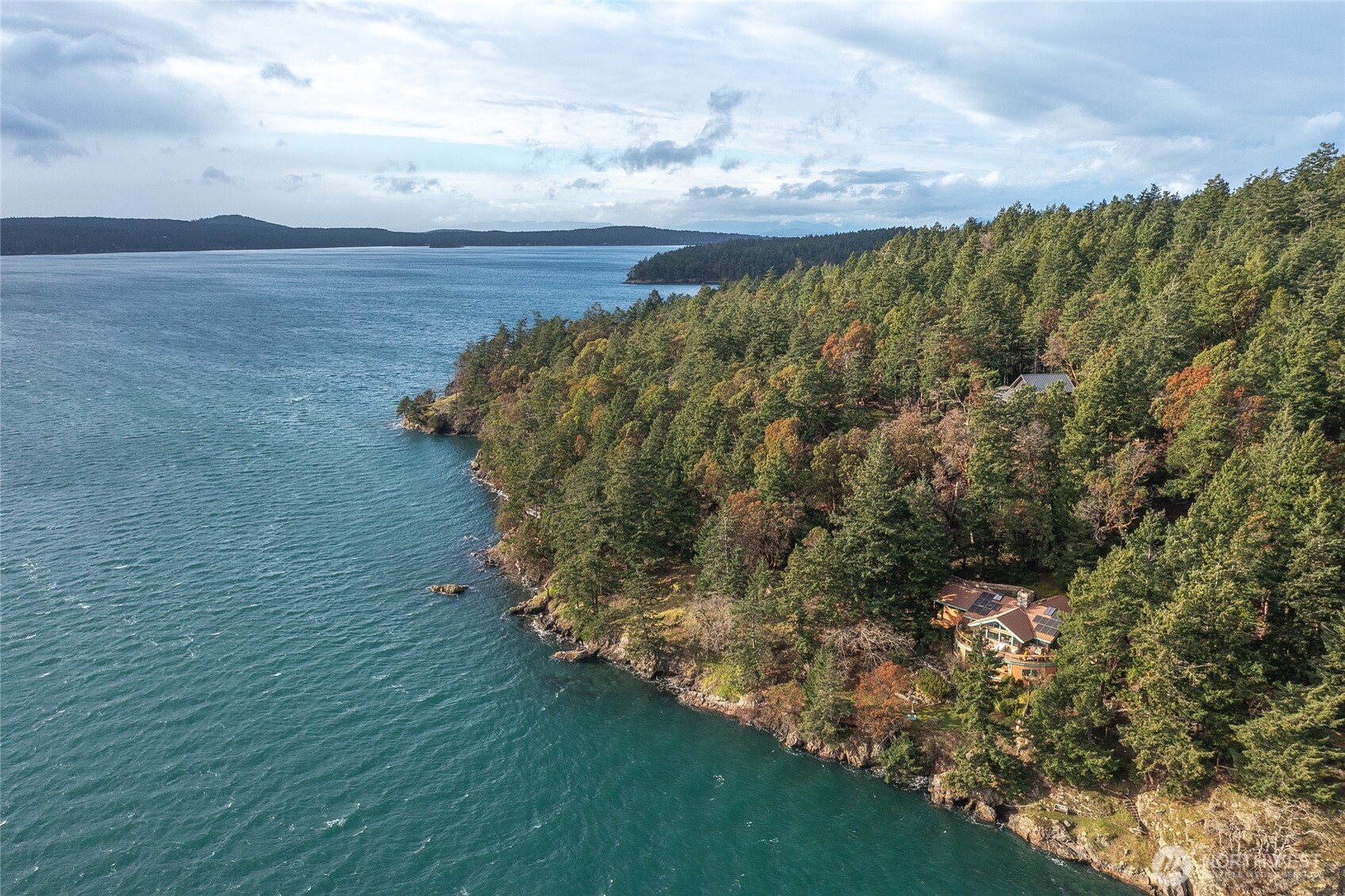 1689 Spring Point Road Orcas Island, WA 98245 - Photo 35 of 40 a view of a lake from a yard