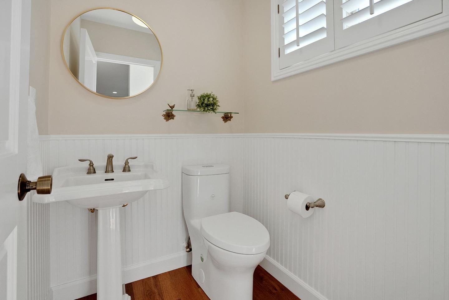731 Hillcrest Boulevard Millbrae, CA 94030 - Photo 17 of 48 a bathroom with a sink a toilet and mirror