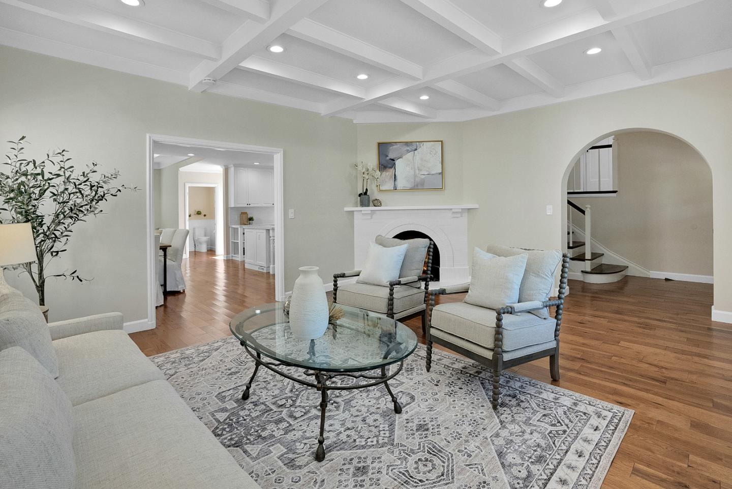 731 Hillcrest Boulevard Millbrae, CA 94030 - Photo 8 of 48 a living room with furniture and a rug