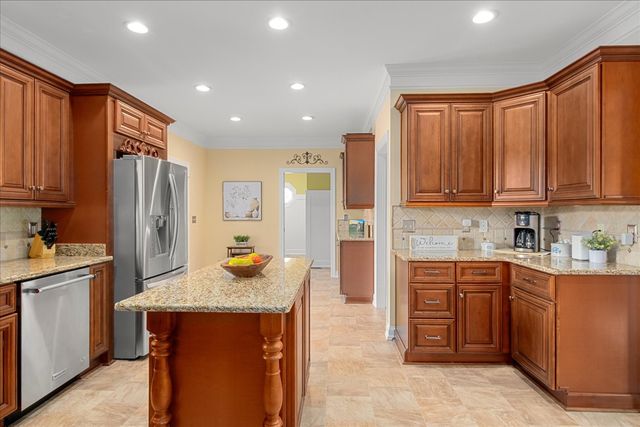 a bathroom with a double vanity sink and a