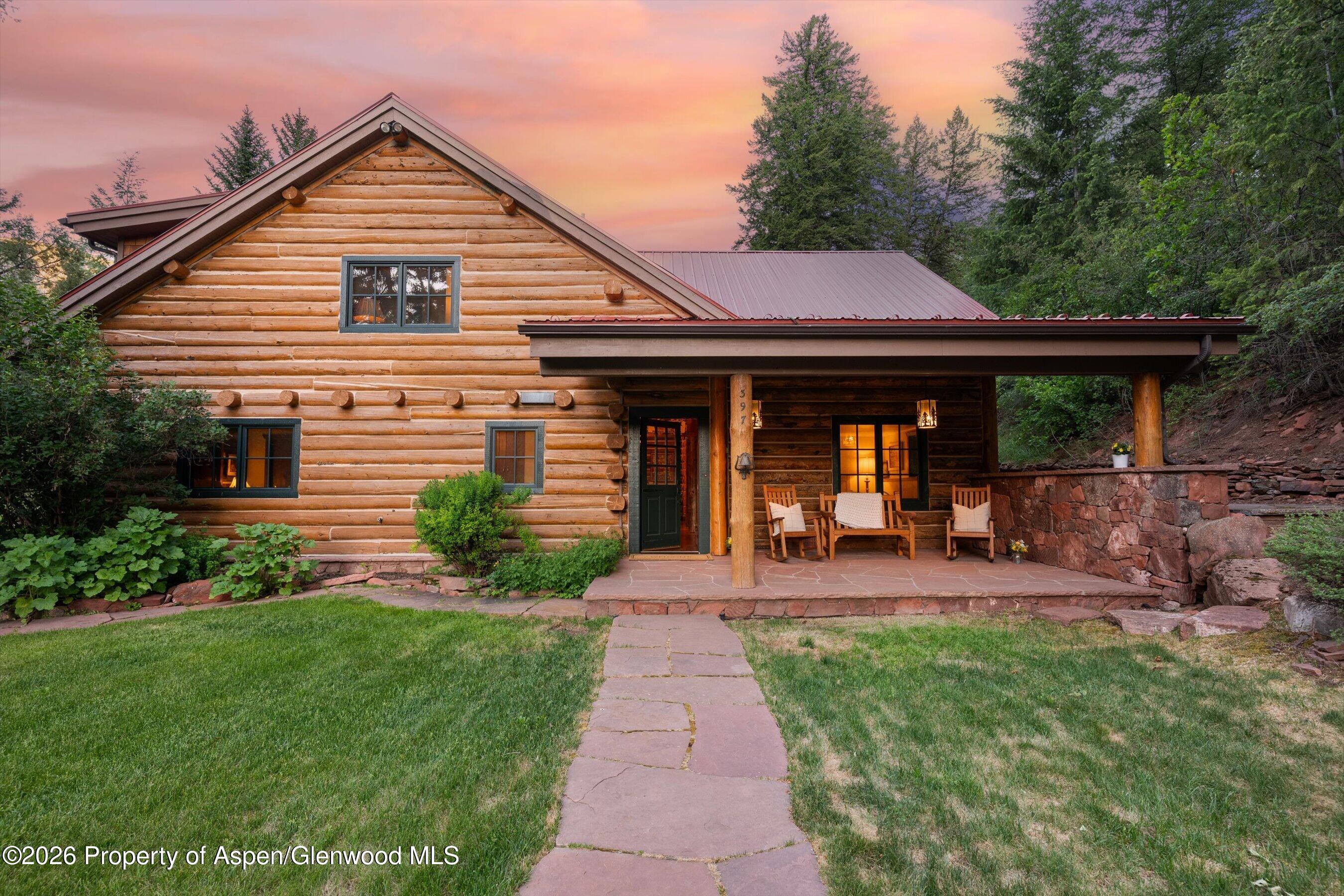 397 Oak Road Basalt, CO 81621 - Photo 2 of 32 Entrance and Front lawn