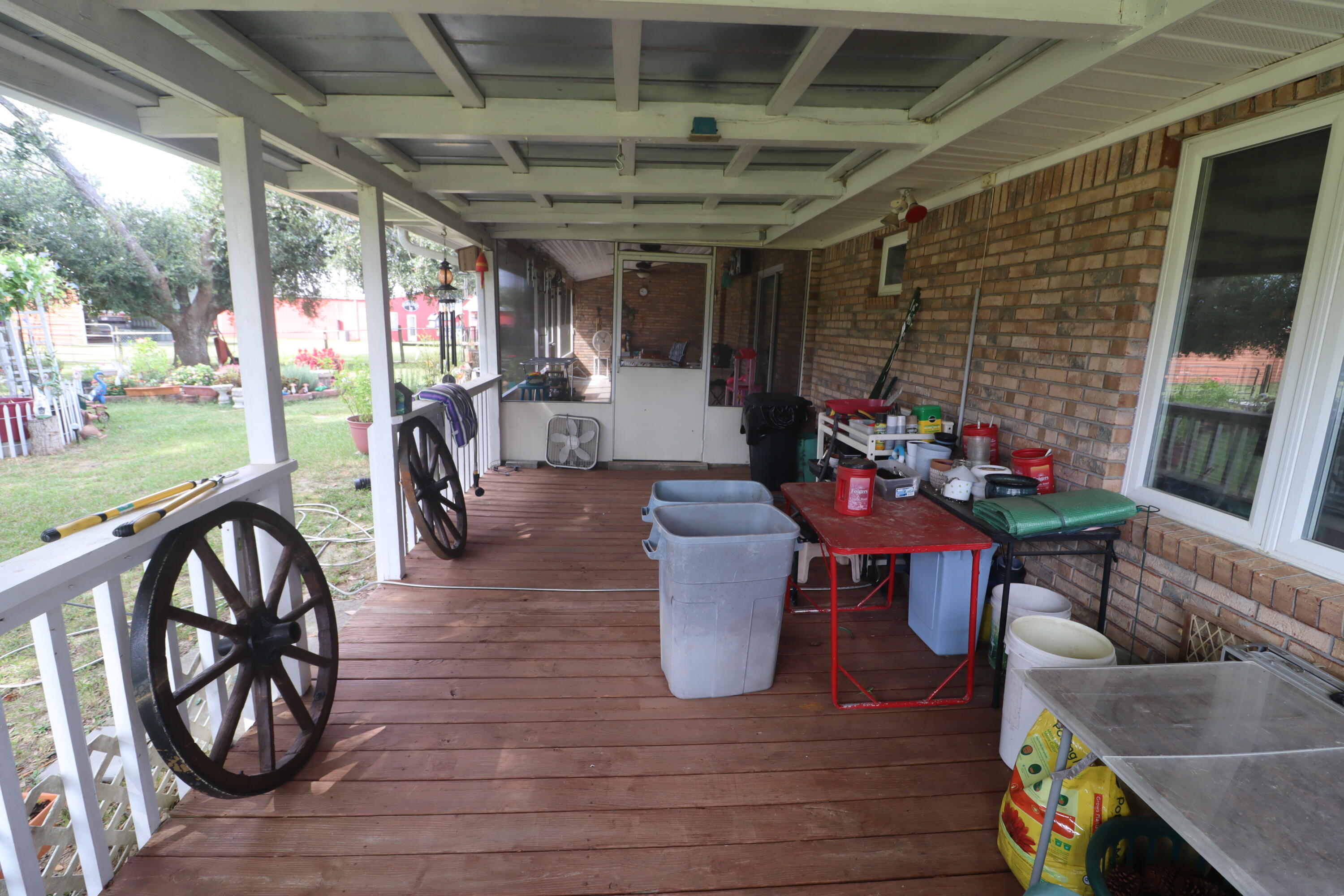2765 Steiner Place Road Waynesboro, GA 30830 - Photo 38 of 68 Covered area of deck on back currently used for potting area