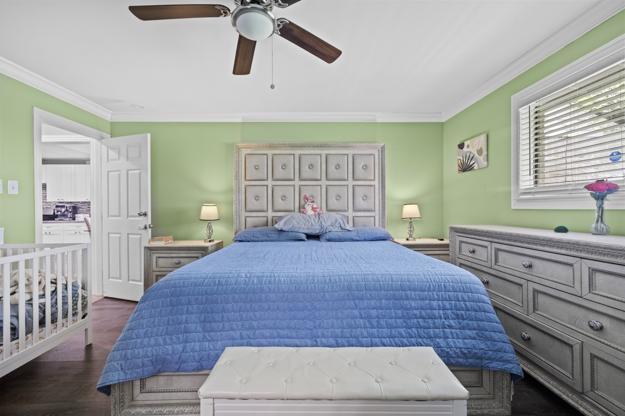 3823 Shadow Trail Houston, TX 77084 - Photo 13 of 29 a bed room with a bed and a dresser