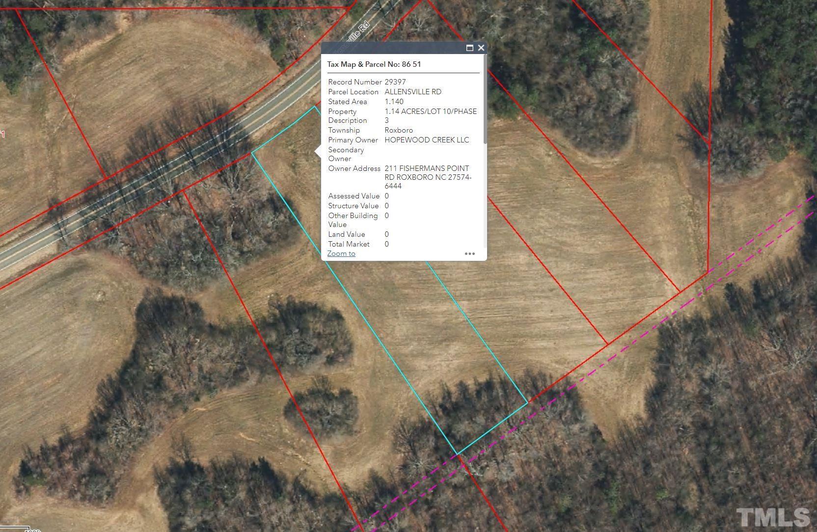 Lot 10 Allensville Road Roxboro, NC 27574 - Photo 7 of 10 a view of a small yard