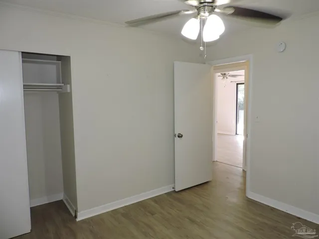a view of a chandelier in a room