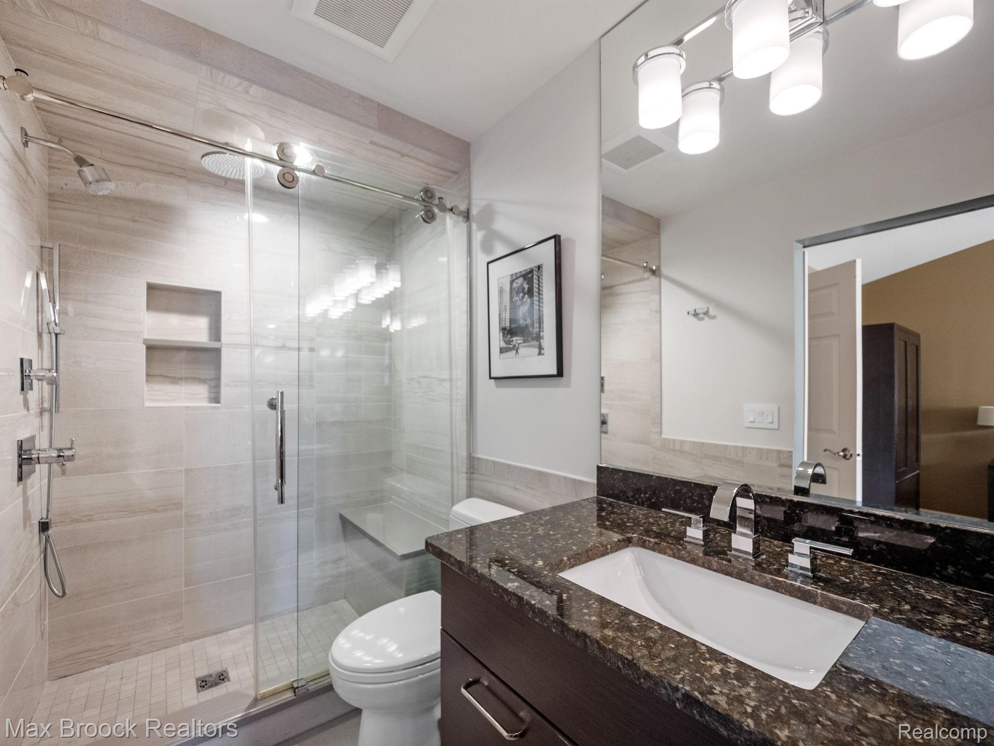 41491 Mitchell Road Novi, MI 48377 - Photo 12 of 28 Custom stone shower.