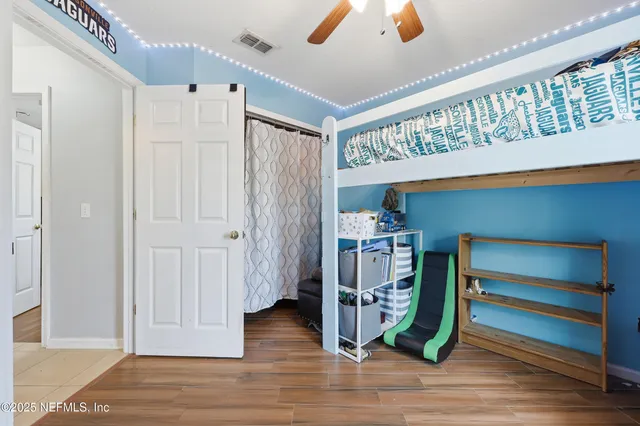 a view of a lake with houses