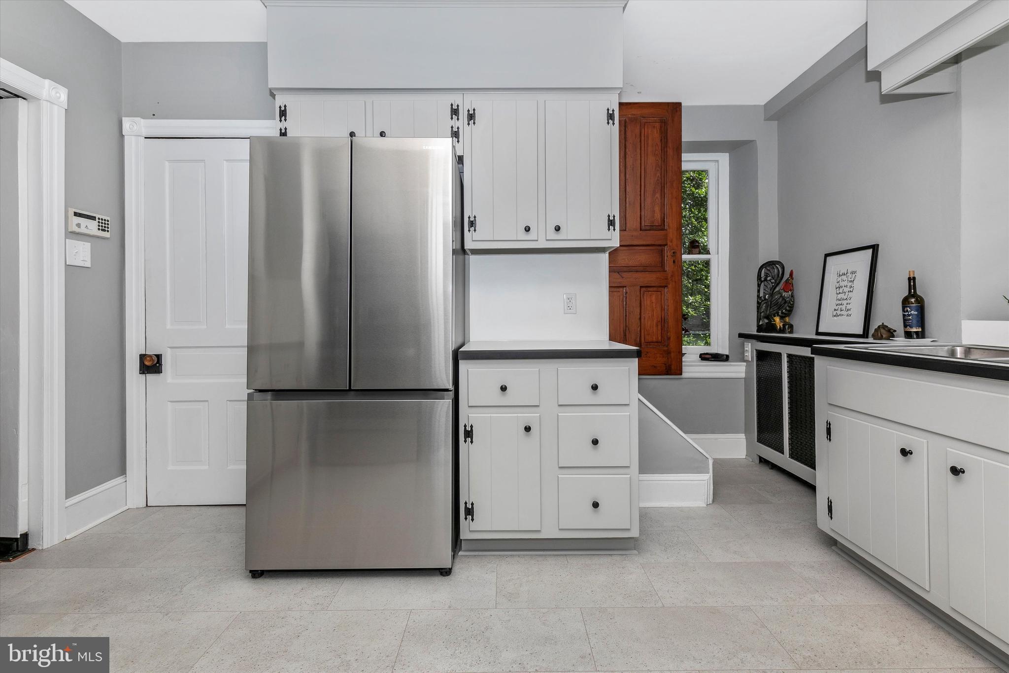 160 East Rose Tree Road Media, PA 19063 - Photo 22 of 58 Kitchen with Rear Staircase