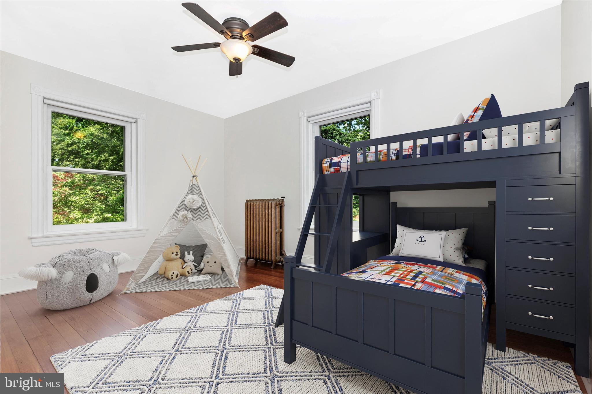 160 East Rose Tree Road Media, PA 19063 - Photo 28 of 58 Staged 2nd Bedroom