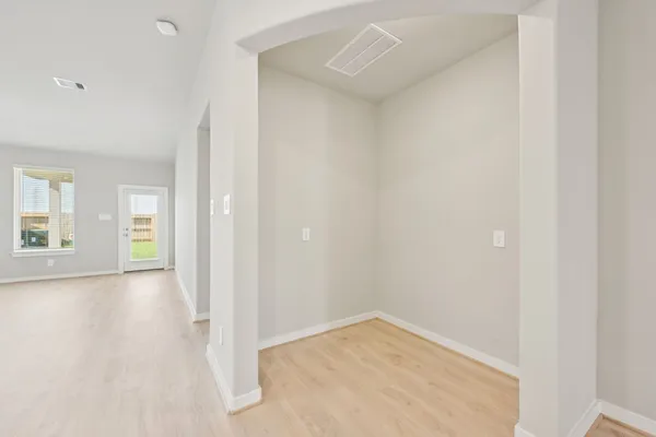 wooden floor in an empty room