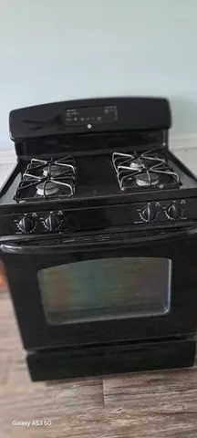 a close view of stove top oven