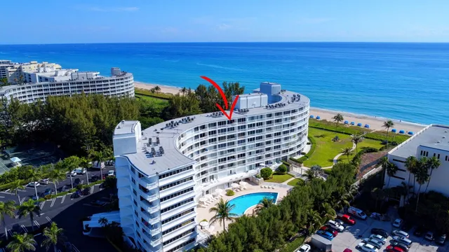 a view of a city and an ocean view