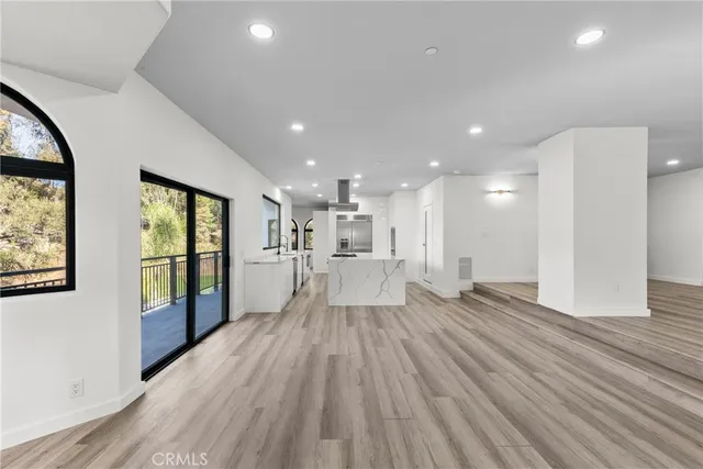 a view of wooden floor in a room