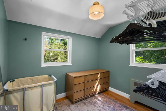 a room with storage and utility