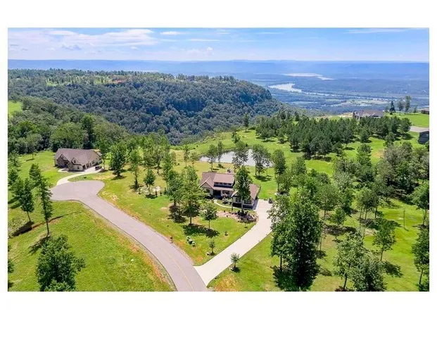 a view of a city with ocean view