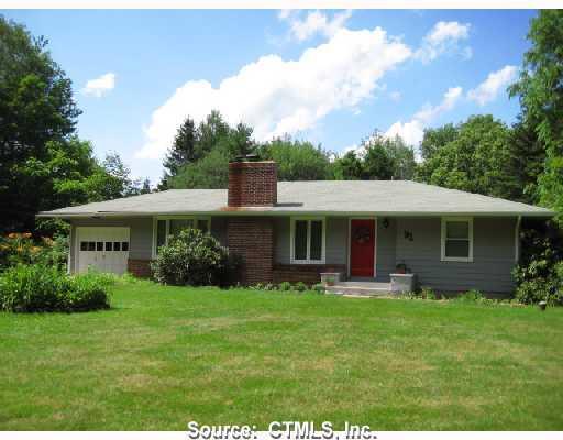 91 Jared Sparks Road Willington, CT 06279 - Photo 1 of 1 Exterior Front. Updated hip-roofed 3 bedroom ranch with recent windows, furnace, hot water heater, well pump, leach field, exterior paint and electric circuit breakers!