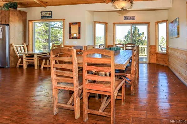 a bedroom with a bed and a cabinets