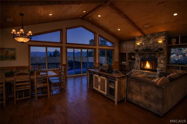 a view of a snow on the ground