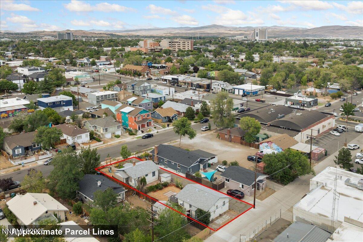 154 East Arroyo Street Reno, NV 89502 - Photo 32 of 36 an aerial view of a city with lots of residential buildings