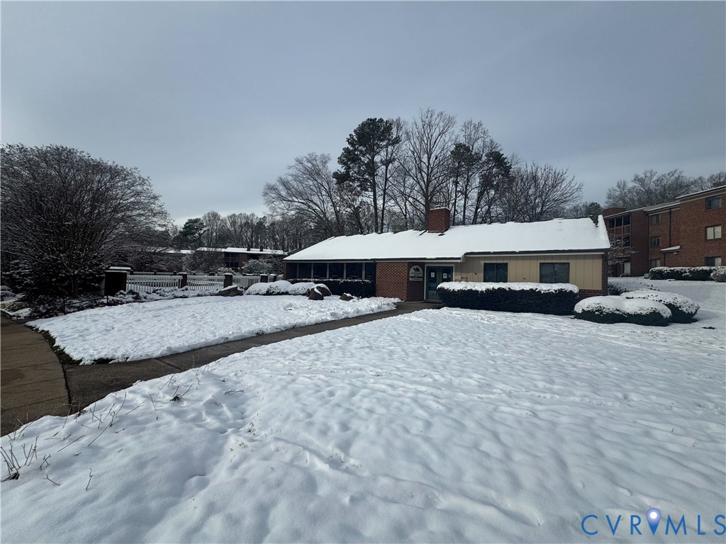 2106 Turtle Run Drive, Unit 7 Henrico, VA 23233 - Photo 22 of 22 a view of a house with snow on the road