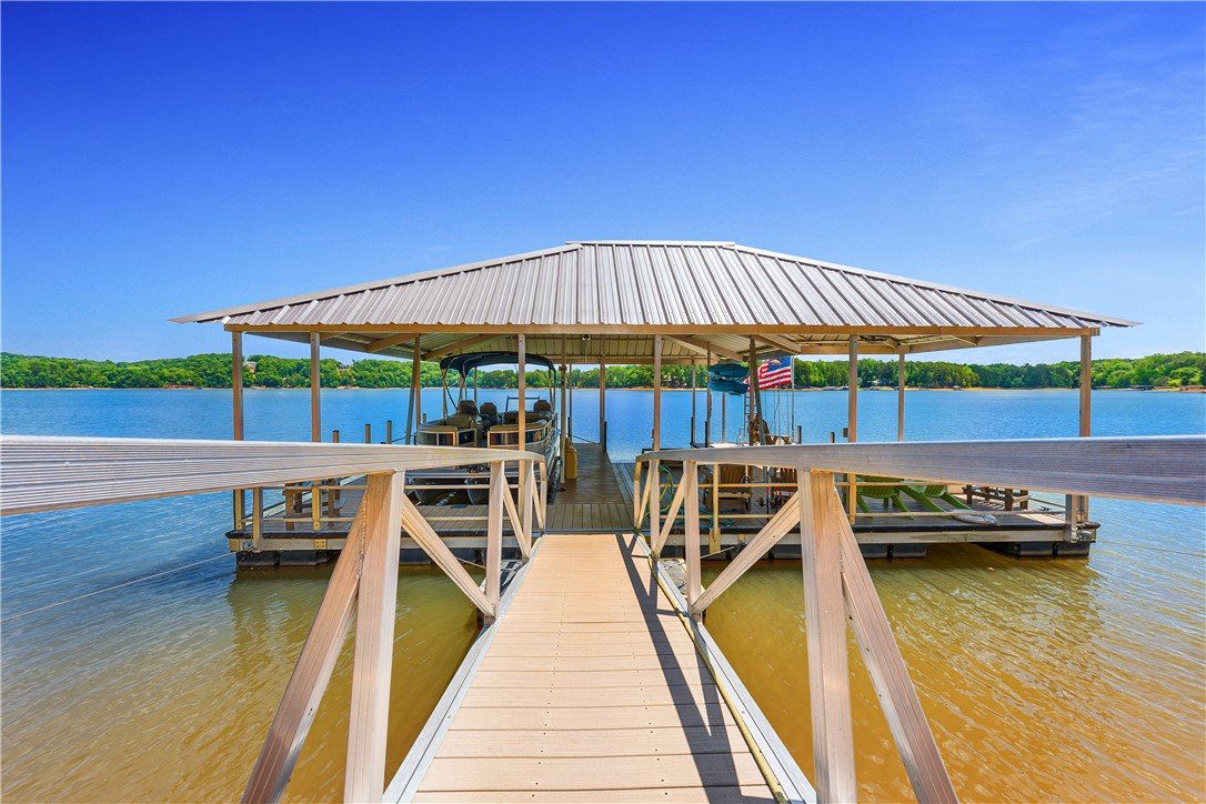 285 Bertha Allen Road Westminster, SC 29693 - Photo 37 of 50 A spacious private dock with boat slip awaits on the pristine waterfront.
