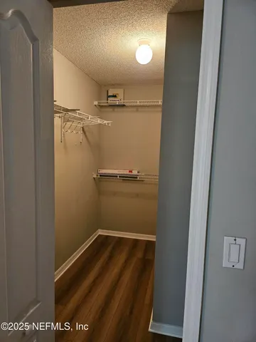 a view of walk in closet