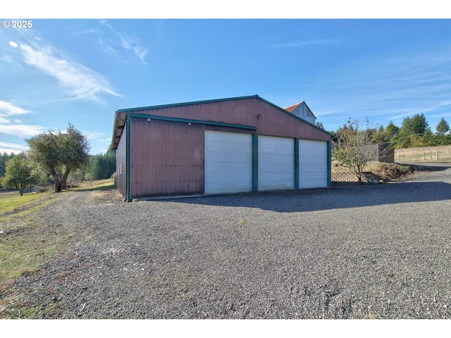 a view of a house with a patio