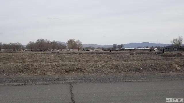 a view of a road with a snow on the road