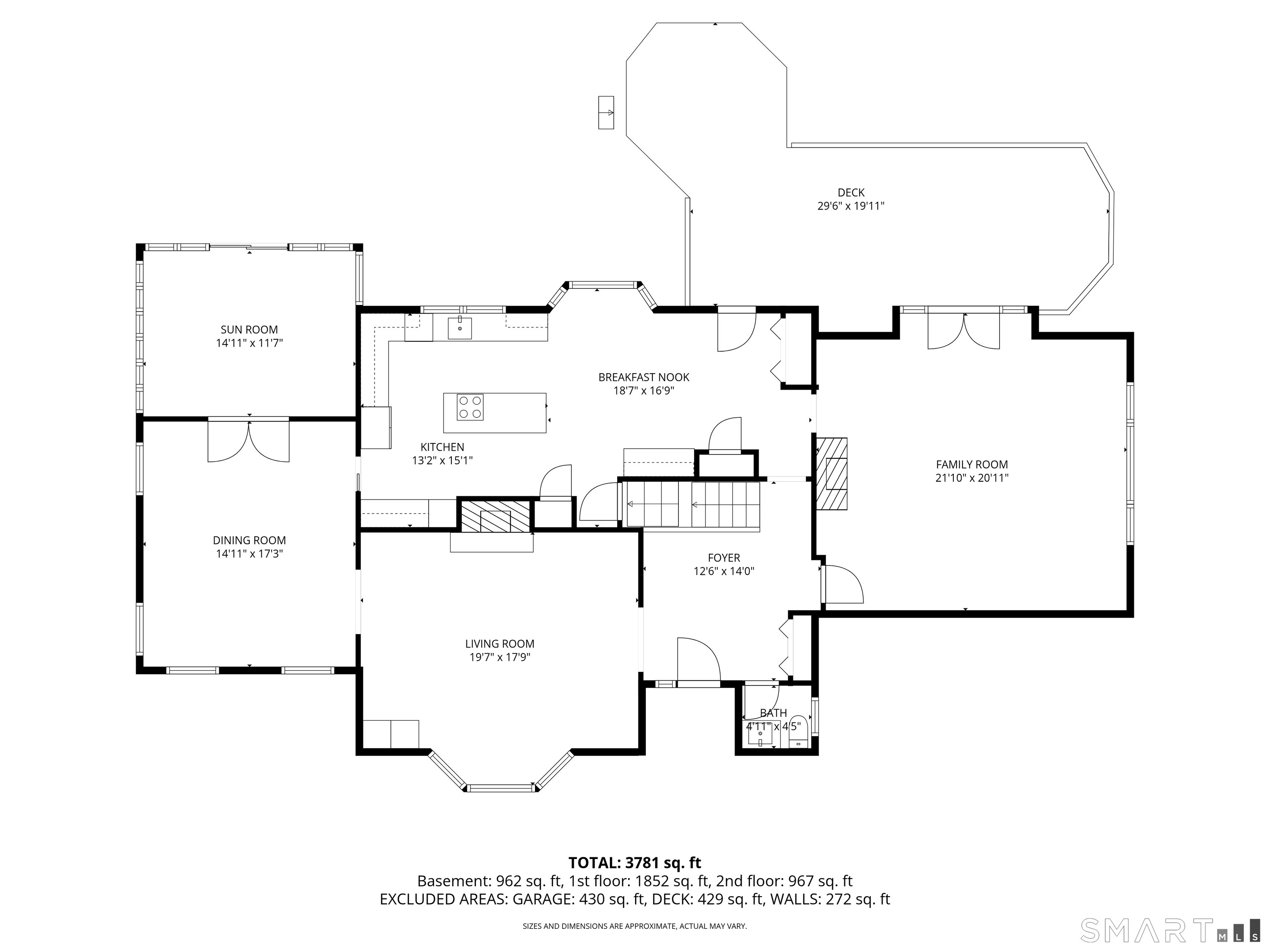 40 Echo Valley Road Newtown, CT 06470 - Photo 37 of 39 Main Level Floorplan