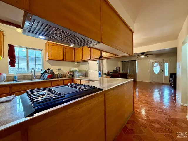 a close up of a stove