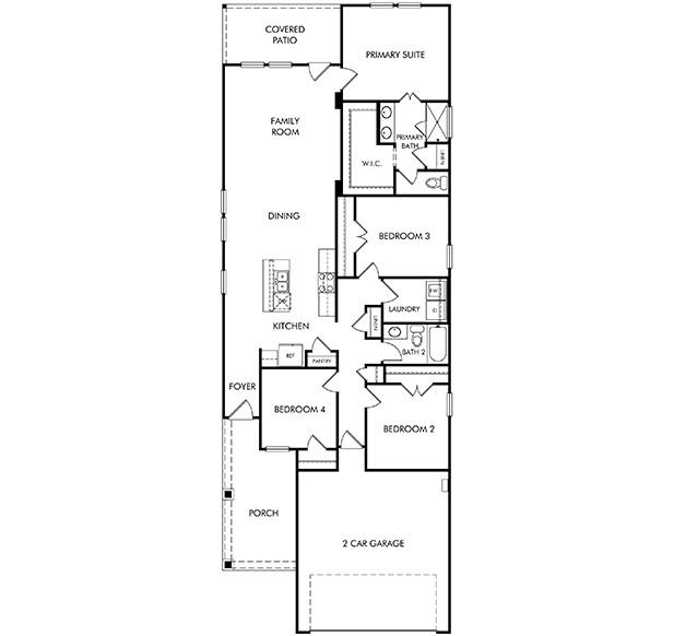 1632 Arches Road Anna, TX 75409 - Photo 29 of 29 a picture of a floor plan