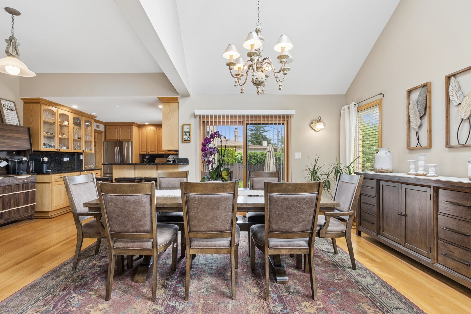 7911 West Rascher Avenue Chicago, IL 60656 - Photo 13 of 39 a view of a dining room with furniture window and wooden floor