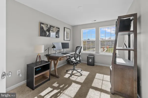 a view of a room with an empty space