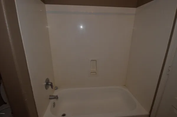 a close up of a bathtub