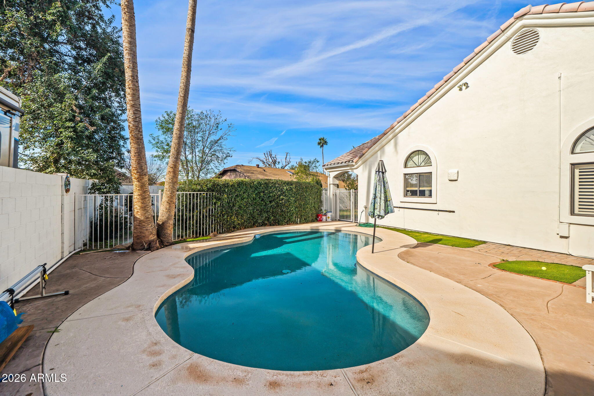 1038 South 38th Street Mesa, AZ 85206 - Photo 47 of 59 a view of outdoor space and swimming pool
