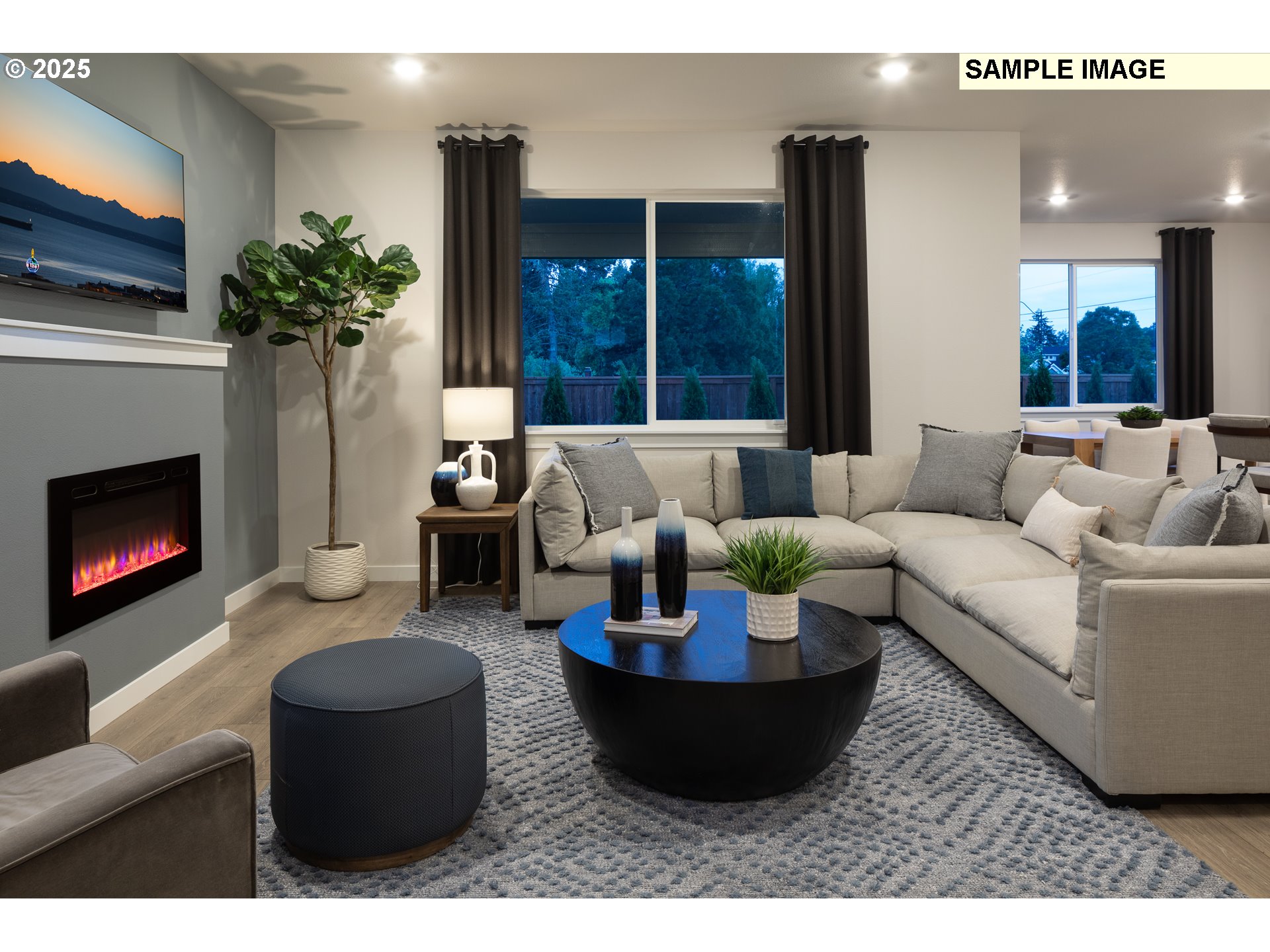 3201 Southwest 4th Avenue Battle Ground, WA 98604 - Photo 5 of 18 a living room with furniture and a fireplace