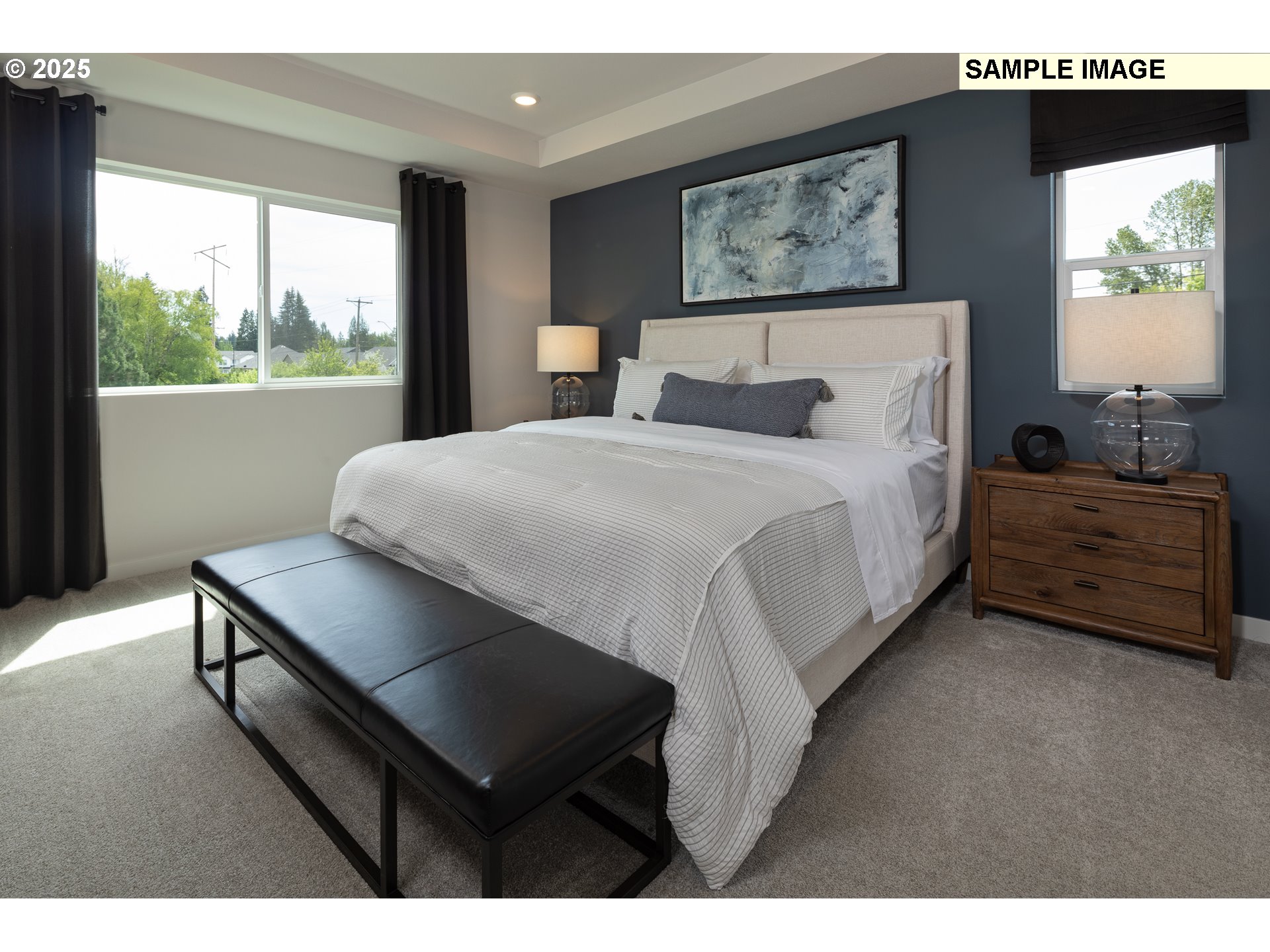 3201 Southwest 4th Avenue Battle Ground, WA 98604 - Photo 8 of 18 a bedroom with a bed window and a night stand