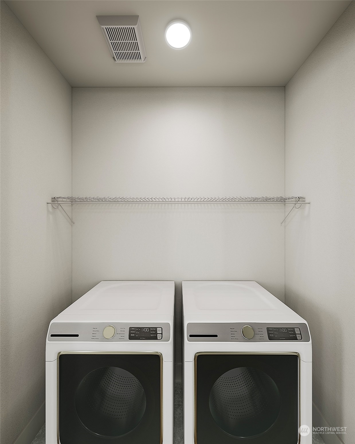 9919 Northeast 189th Street, Unit D Bothell, WA 98011 - Photo 23 of 23 a utility room with dryer and washer