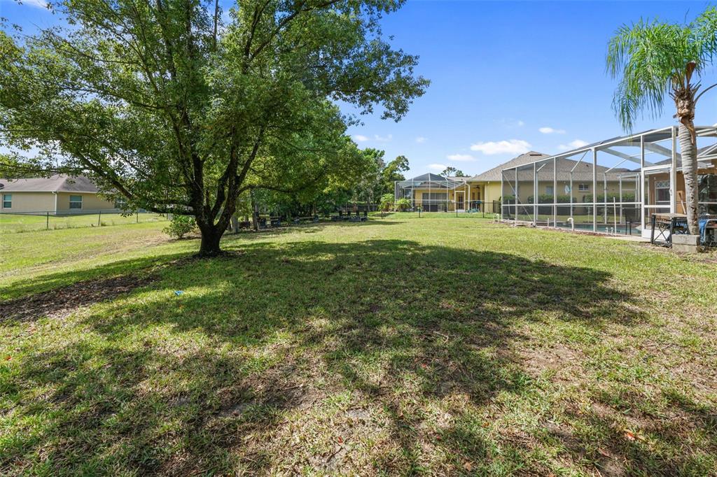 3362 Cedar Crest Loop Spring Hill, FL 34609 - Photo 40 of 57 a view of a big yard with a house in the background