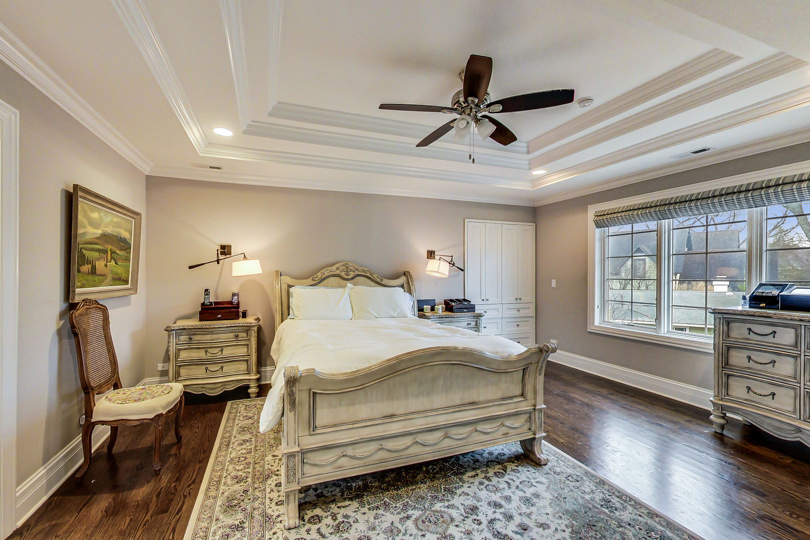 1049 Greentree Avenue Deerfield, IL 60015 - Photo 16 of 37 a bedroom with a bed couch and window