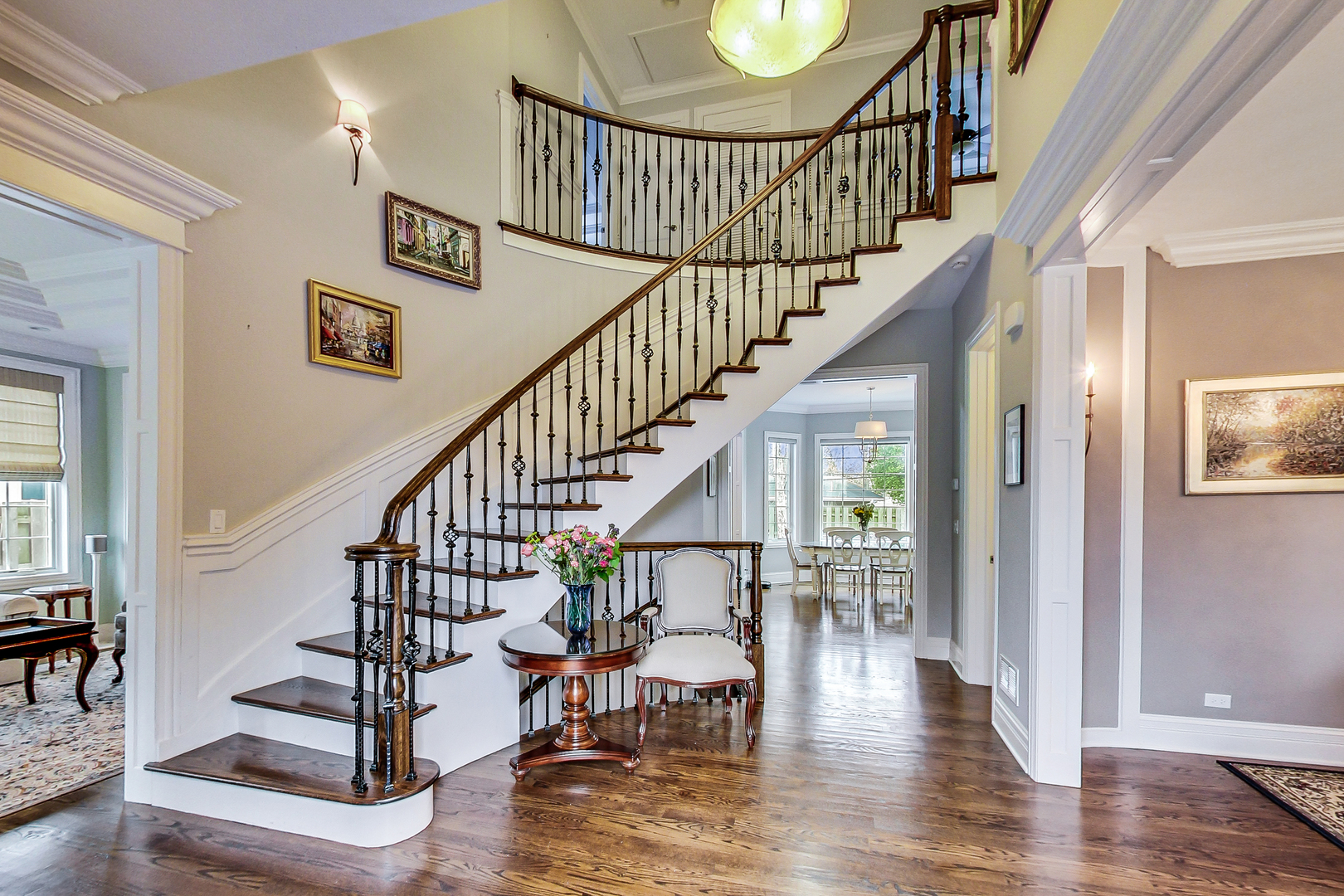 1049 Greentree Avenue Deerfield, IL 60015 - Photo 4 of 37 a view of entryway and hall with wooden floor