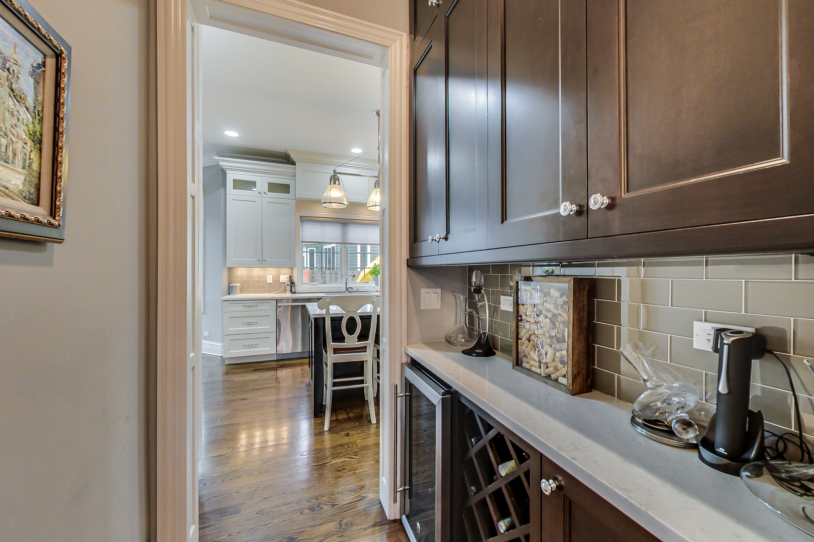 1049 Greentree Avenue Deerfield, IL 60015 - Photo 7 of 37 a kitchen with granite countertop a refrigerator a stove and a sink