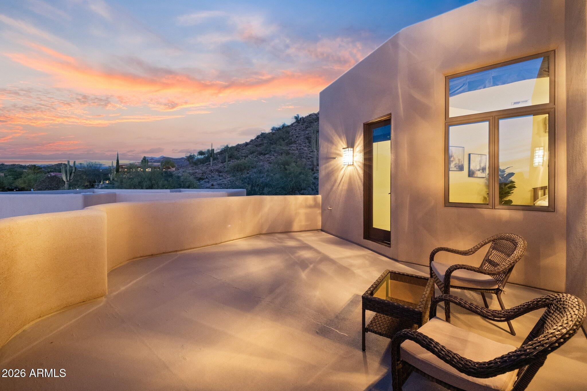 8540 East McDowell Road, Unit 21 Mesa, AZ 85207 - Photo 112 of 121 Second Balcony on the North