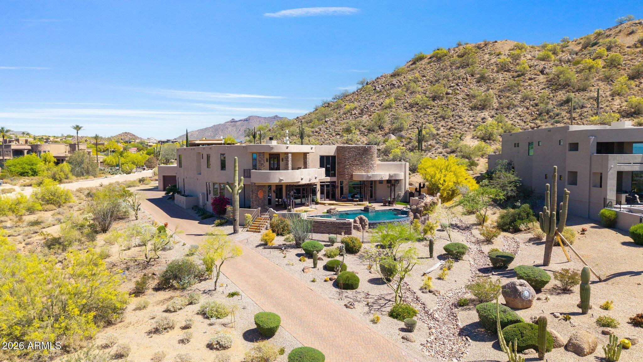 8540 East McDowell Road, Unit 21 Mesa, AZ 85207 - Photo 18 of 121 Aerial East Private Mountain