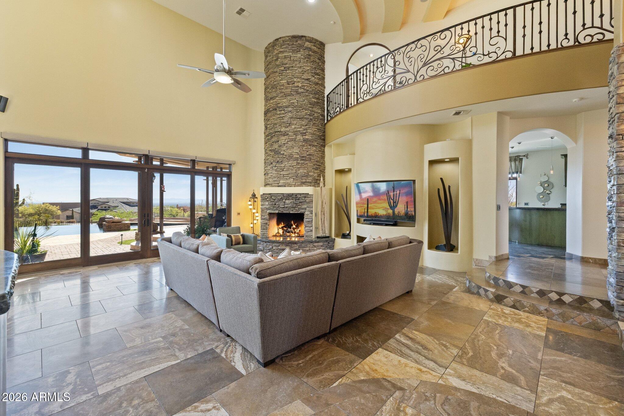 8540 East McDowell Road, Unit 21 Mesa, AZ 85207 - Photo 26 of 121 Great Room with French Doors